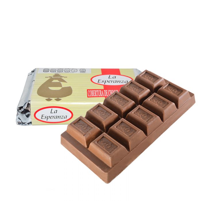  - Cobertura fina de chocolate de leche La Esperanza 1 kg - 1