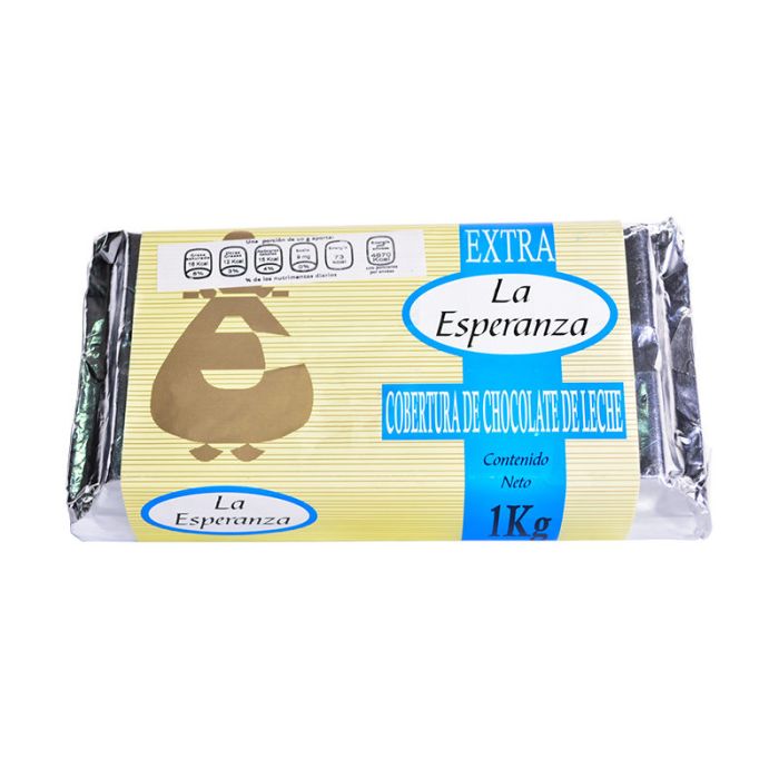  - Cobertura extra fina de chocolate de leche La Esperanza 1 kg - 2