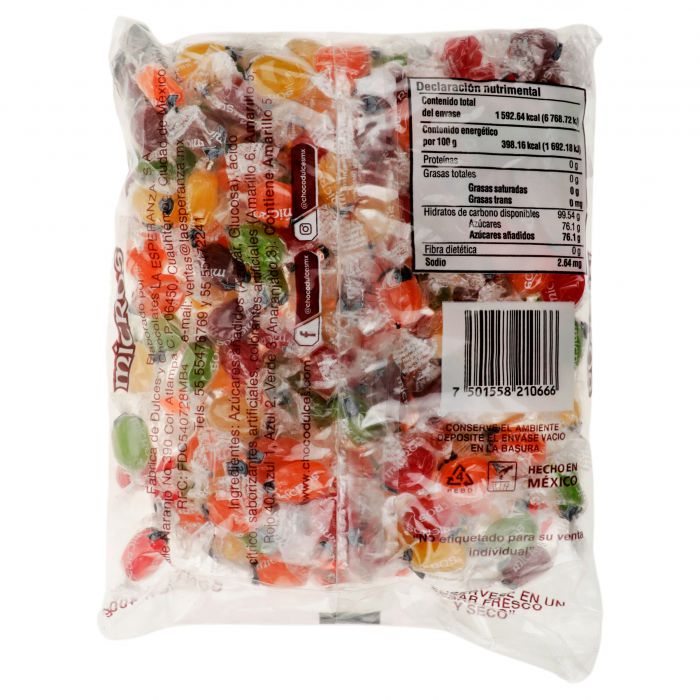  - Caramelo macizo de sabores Micros 200 piezas - 3